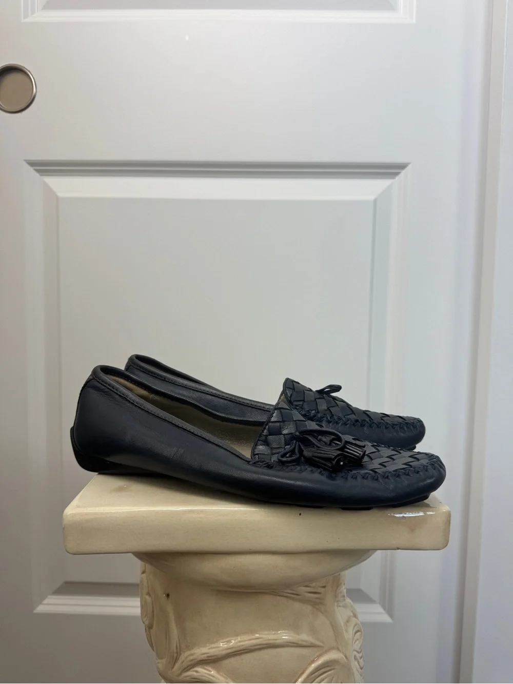Women’s Robert Zur navy blue driving loafers, Petra collection — Size 8.5